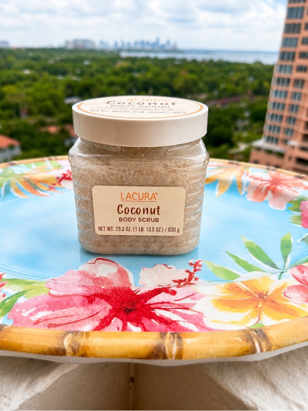 Coconut NEW Lacura Body Scrub Shea Butter Argan Oil 29.3 oz